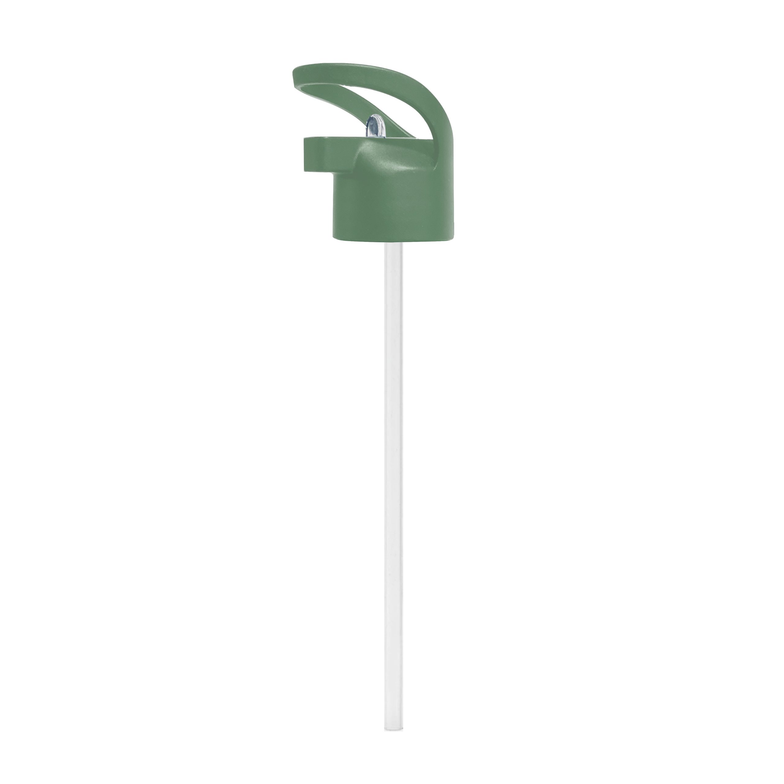 Sports Cap 500ml - Flip Straw - Olive Green
